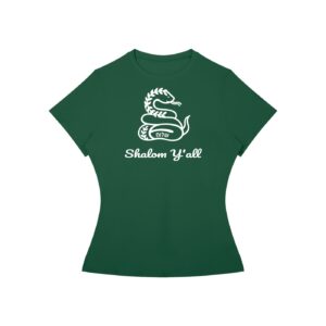 Shalom Y'all Women’s Fitted Tee